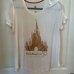 Disney women’s white large shirt (runs large)